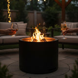 Havana Noke Smokeless Fire Pit Stainless Steel Portable Black