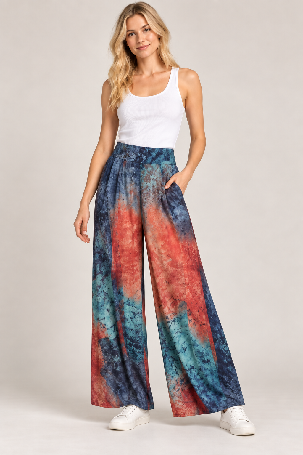 Worship Women's Harem Pant - AquaPrint