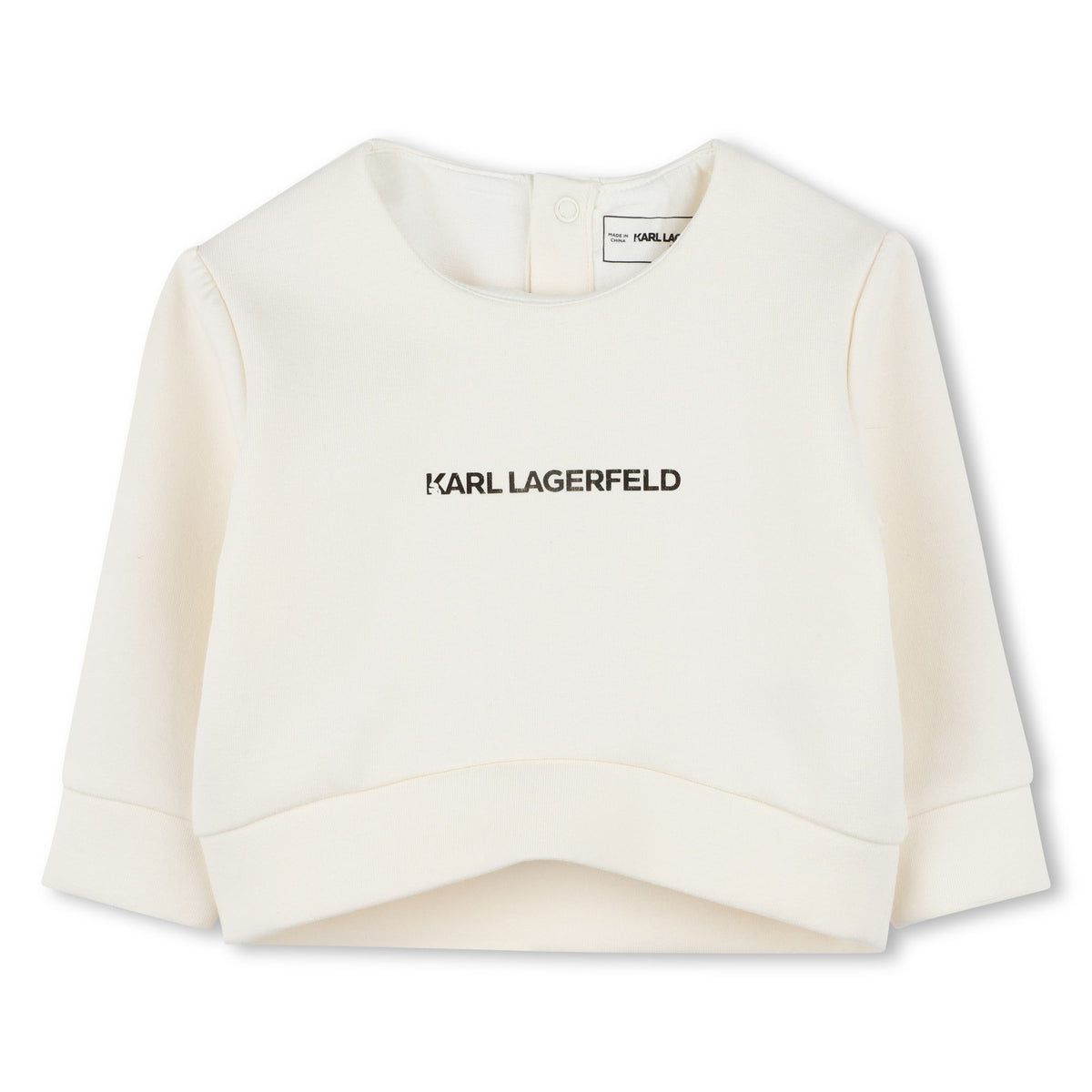 Karl Lagerfeld Girls Skirt And T-Shirt Set - Beige