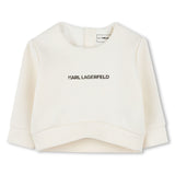 Karl Lagerfeld Girls Skirt And T-Shirt Set - Beige