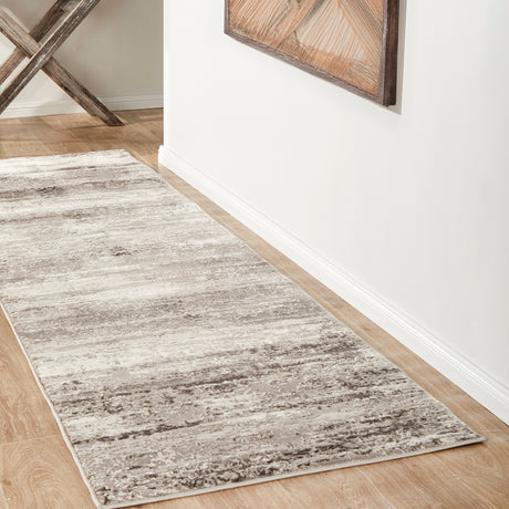 Opulence 115 Silver Runner Rug