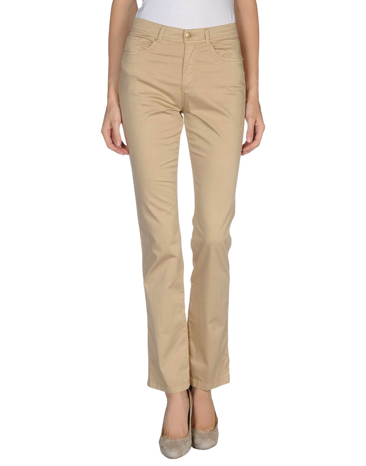 Blue Les Copains Womens Pants - Sand