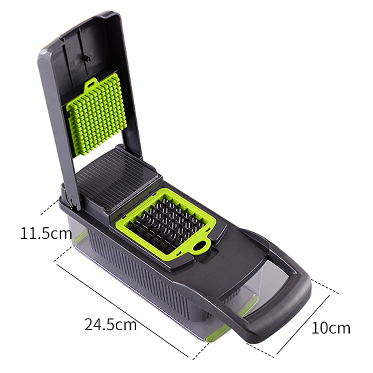 TODO Multifunction Food Chopper Cutter Shredder Strainer Grater Kitchen Tool Basket 12pcs Set
