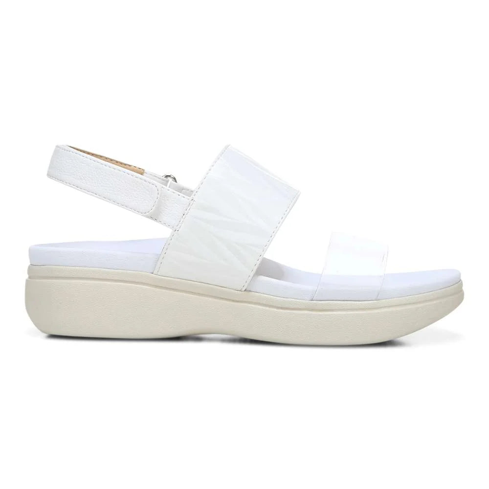Vionic Karleen Platform Sandal - White
