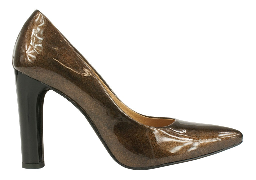 Bosccolo Womens Pumps - Dark Gold