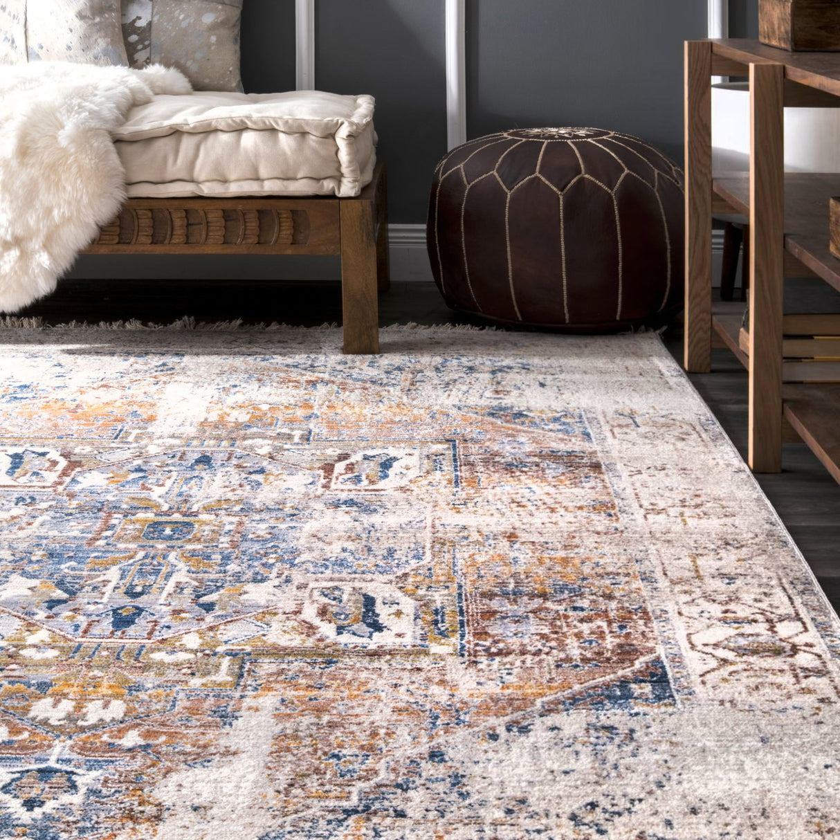 Heriz Ivory Rug