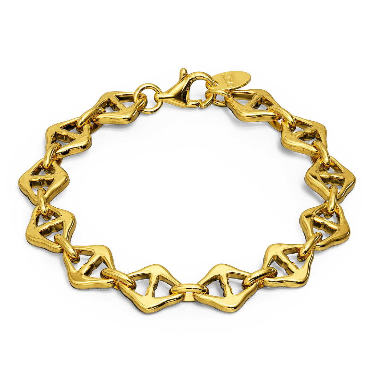 Bullion Gold Rhombus Chain link