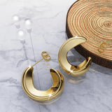 Bullion Gold Precious Gold Stud Earrings