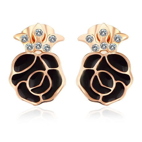Boxed 2pr Rosie Stud Earrings Embellished with SWAROVSKI® Crystals