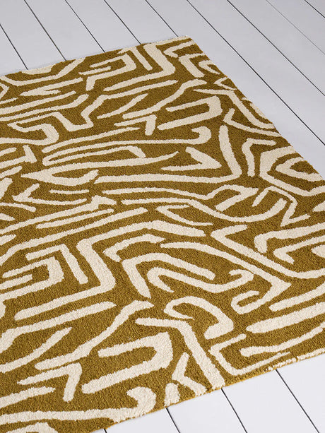 Harlequin Melodic Ochre - Gold 443606 Outdoor Rug