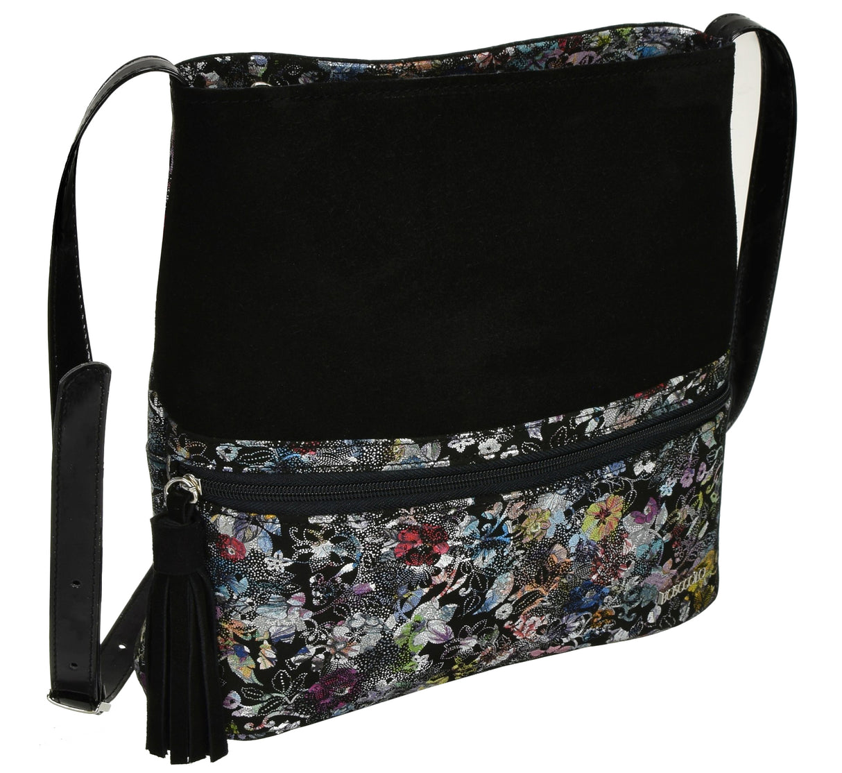 Bosccolo Flat Sack In Black/Multicolor