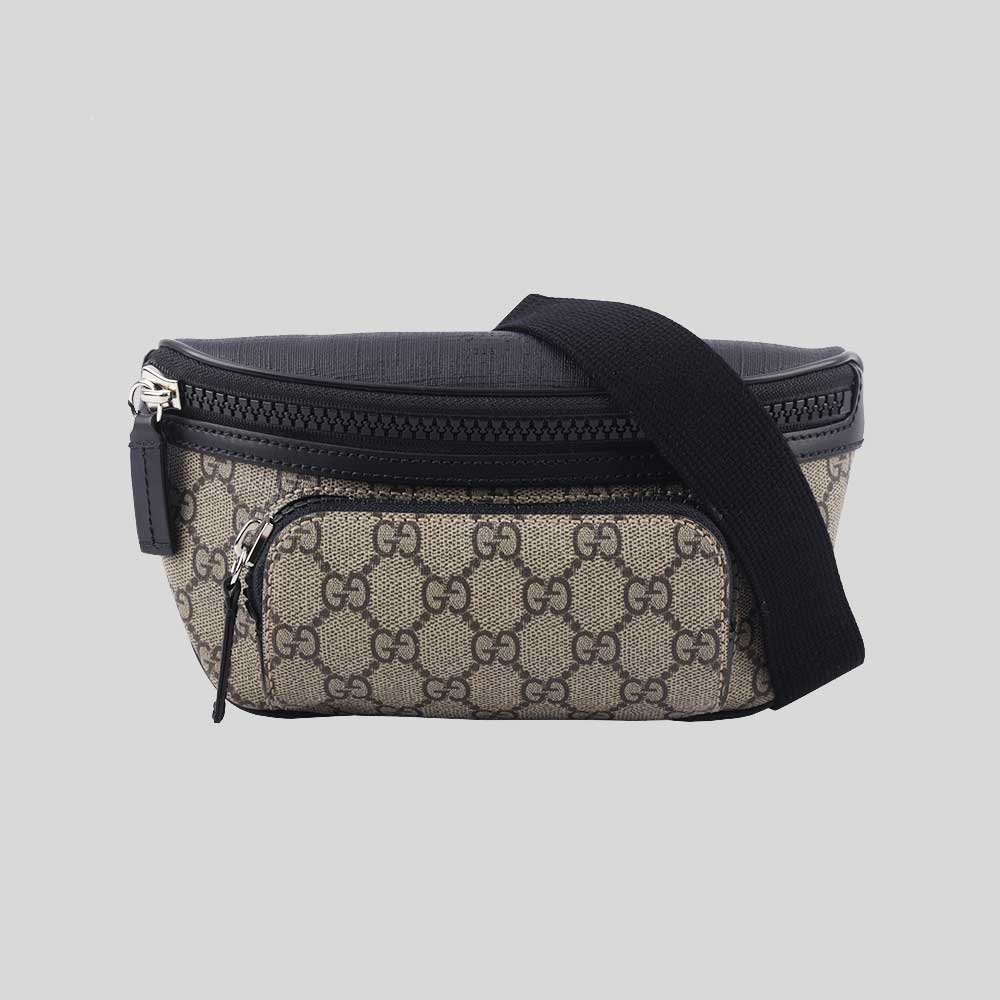 Gucci GG Monogram Suprem Canvas Belt Bag - Brown