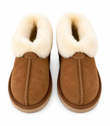 Australian Leather Ugg Classic Fur Cuff - Chestnut - AU3-4