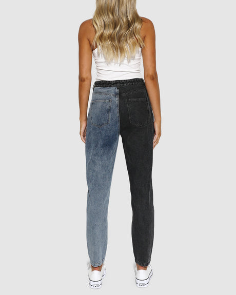 Lost In Lunar Women's Gemini Jeans - Multi Denim