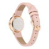 Ted Baker Womens Staciie 28mm Pink Dial and Embossed Leather Strap