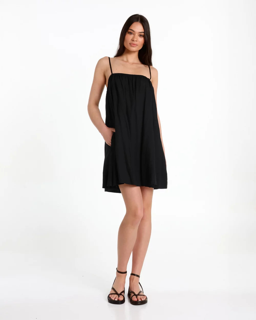 Lost In Lunar Ferrera Mini Dress - Noir