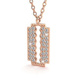 Krystal Couture Glittery Blade Necklace