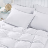 Royal Comfort Bamboo Cooling 2000TC 6-Piece Combo Set -Double-White