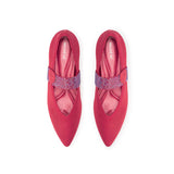 Belle Detachable Strap Mary Jane Heels - Watermelon