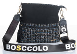 Bosccolo Flat Bag - Blue Tweed