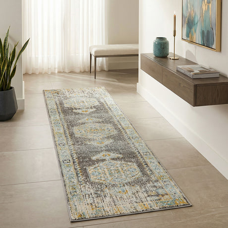 Century 944 Grey Runner Rug