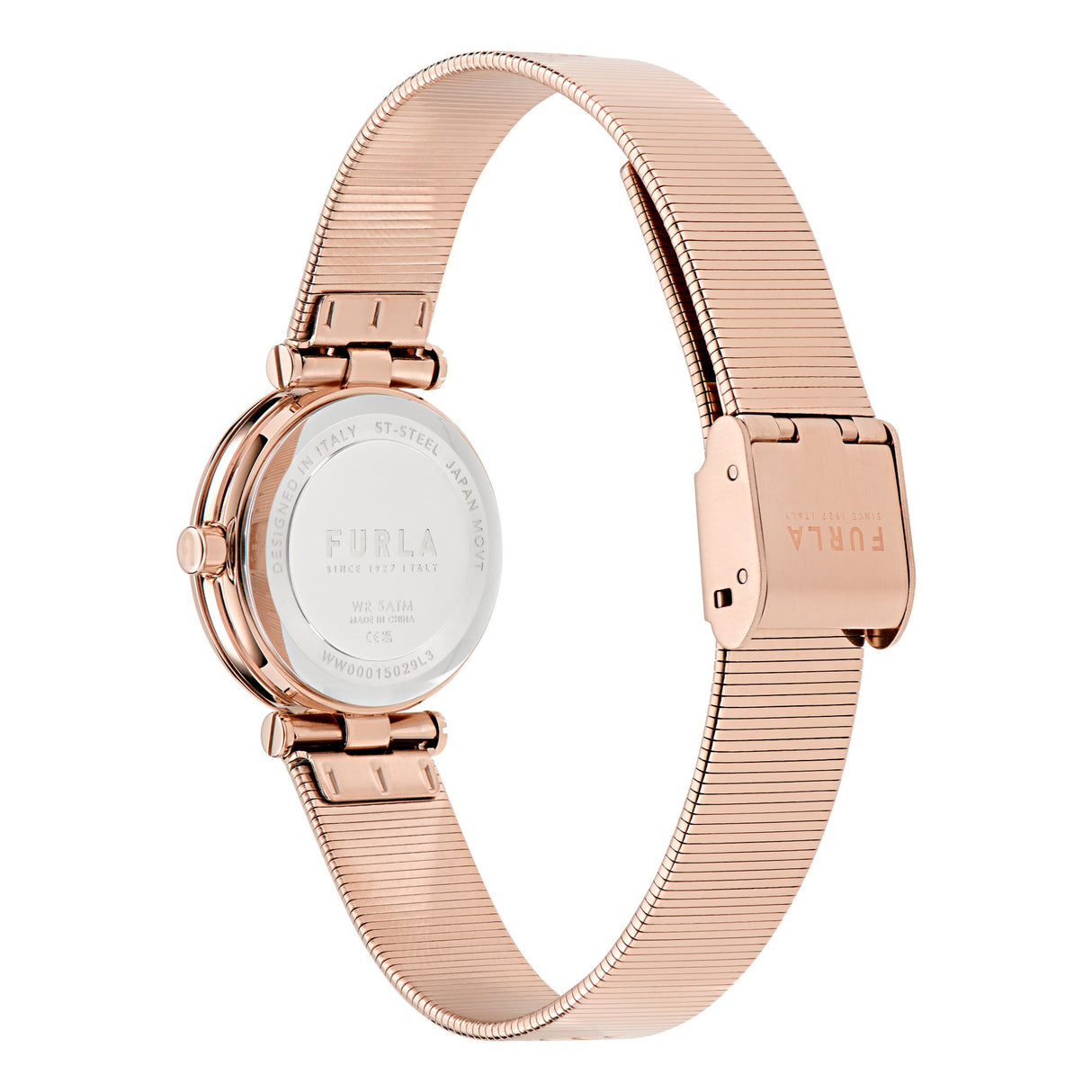 Furla Piuma Rose Gold-Tone 25mm Bracelet Watch