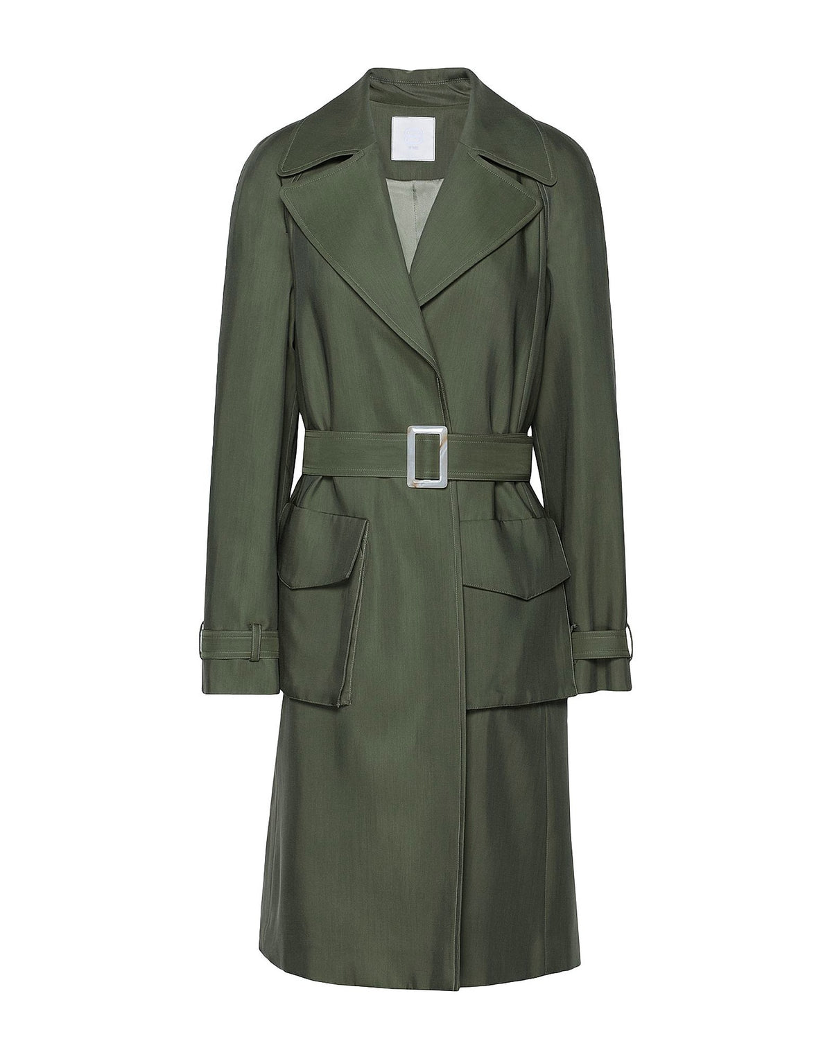 8 By Yoox Womens Overcoats & Trench Coats - Military green