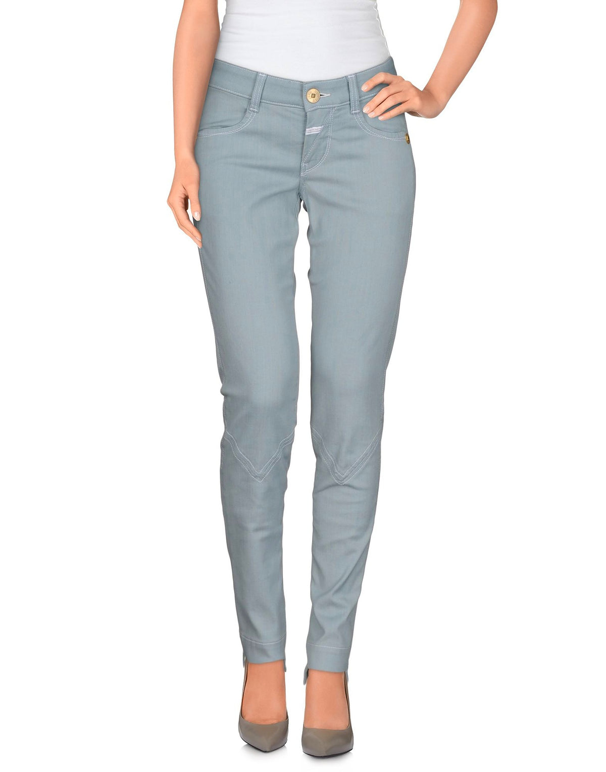 Le Jean De Marithé + François Girbaud Womens Jeans - Sky blue