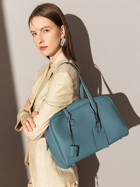 Aspen Top Handle Bag - Blue