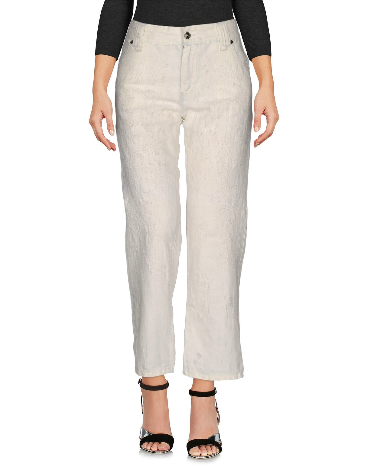Galliano Womens Jeans - White
