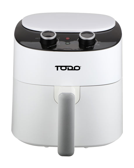 TODO 4.2L Air Fryer 1300W Convection Oven Fan Forced Multi Function Cooker Analog �� White