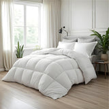 Royal Comfort Duck Feather And Down Quilt 95% Feather 5% Down 500GSM White Cotton