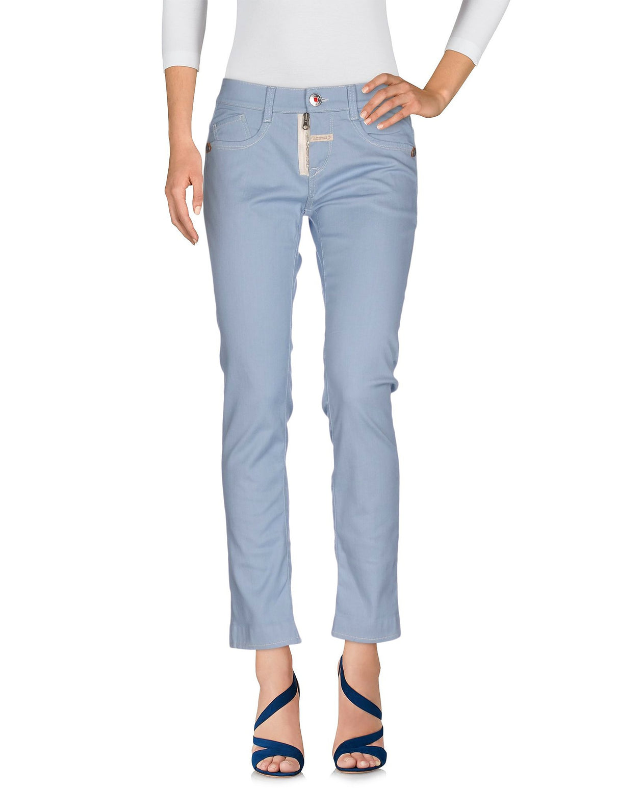 Le Jean De Marithé + François Girbaud Womens Jeans - Sky blue