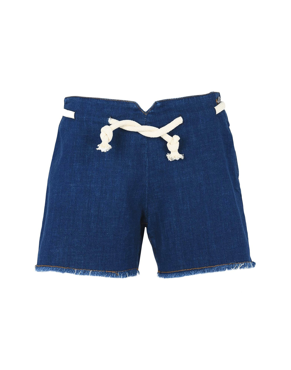 8 By Yoox Womens Denim Shorts - Blue