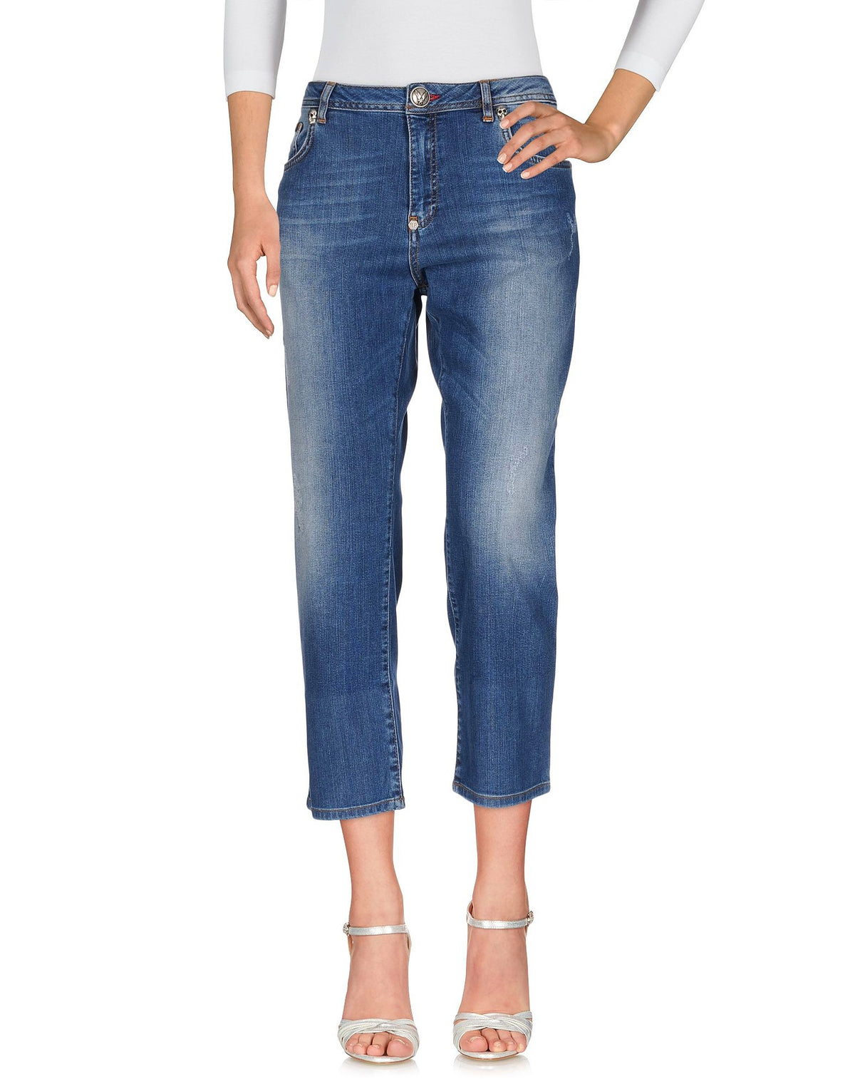 Philipp Plein Womens Jeans - Blue