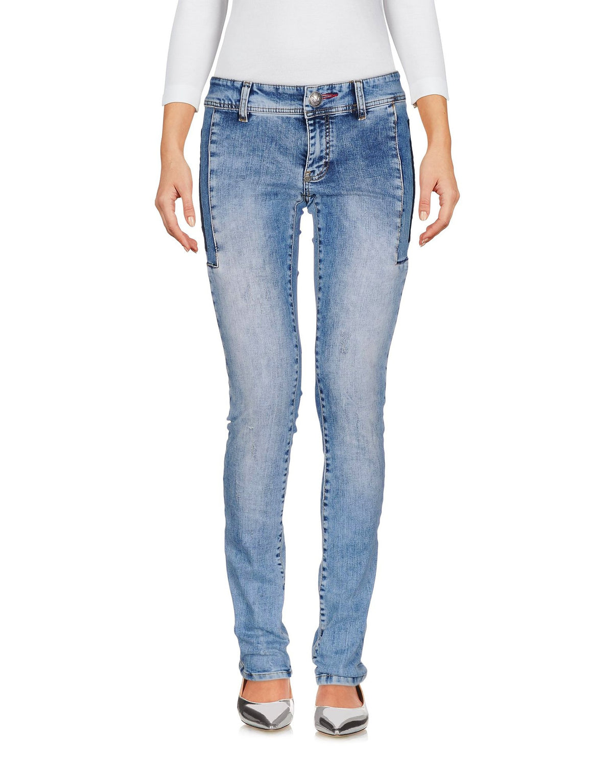 Philipp Plein Womens Jeans - Blue