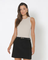 Madison The Label Perry Knit Top - Oyster