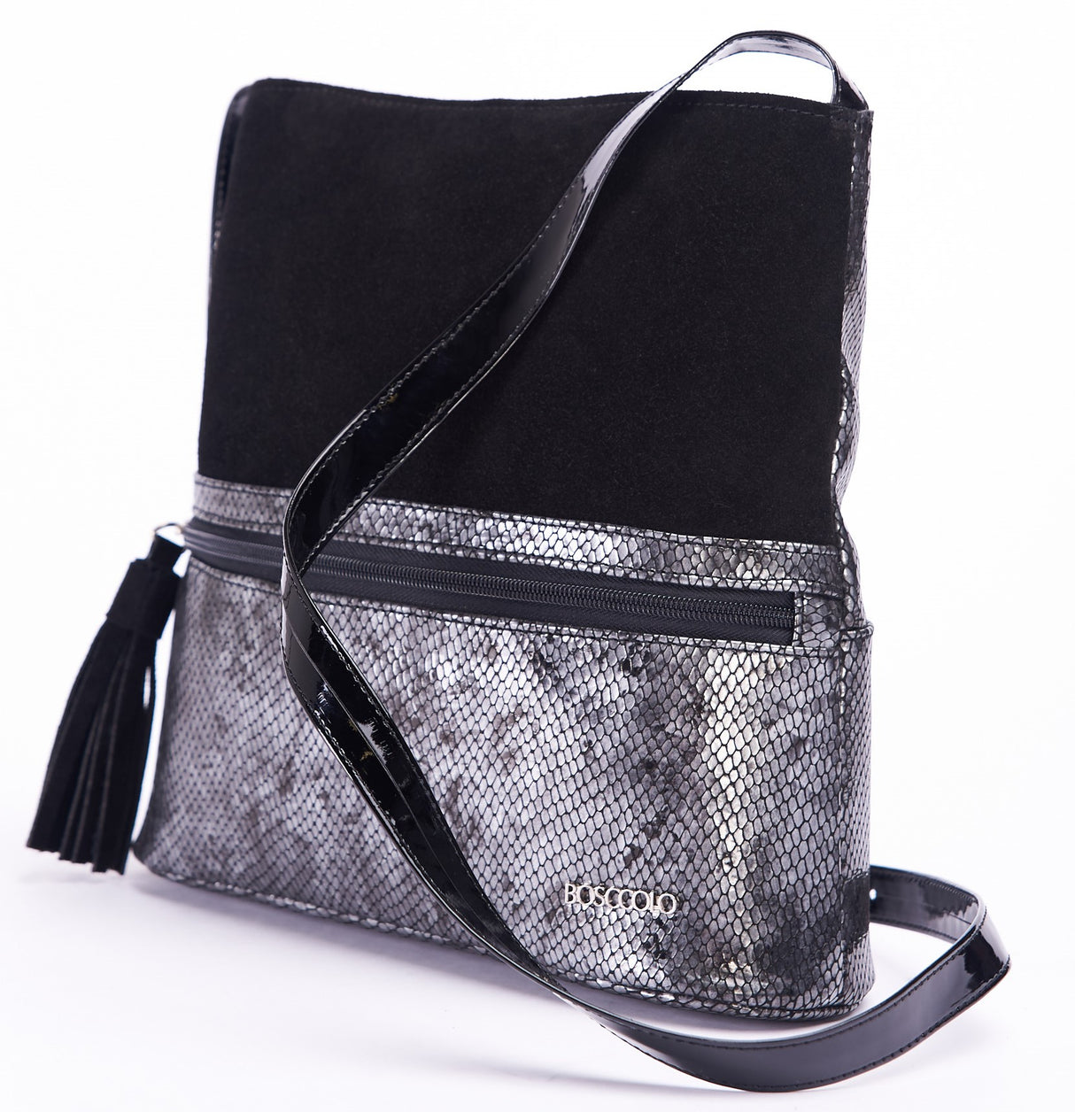 Bosccolo Flat Sack In Black/Silver