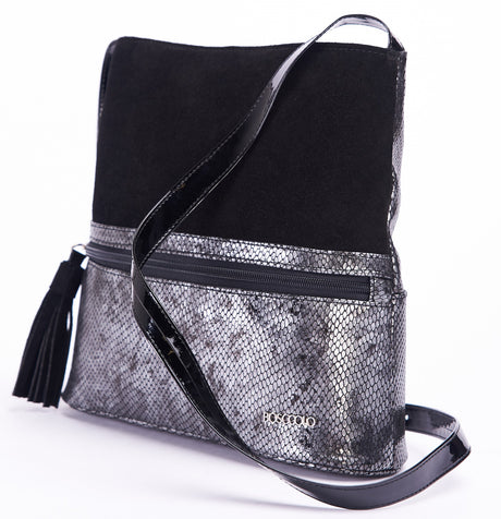 Bosccolo Flat Sack In Black/Silver