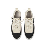 Chunky Platform Knit Sneakers - Black