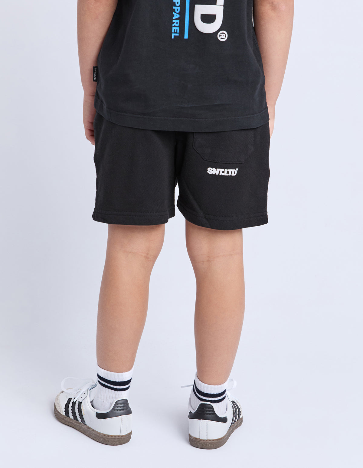 St Goliath Boys Podium Fleece Short - Washed Black