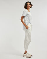 Amelius Kieran Cropped Jogger - White