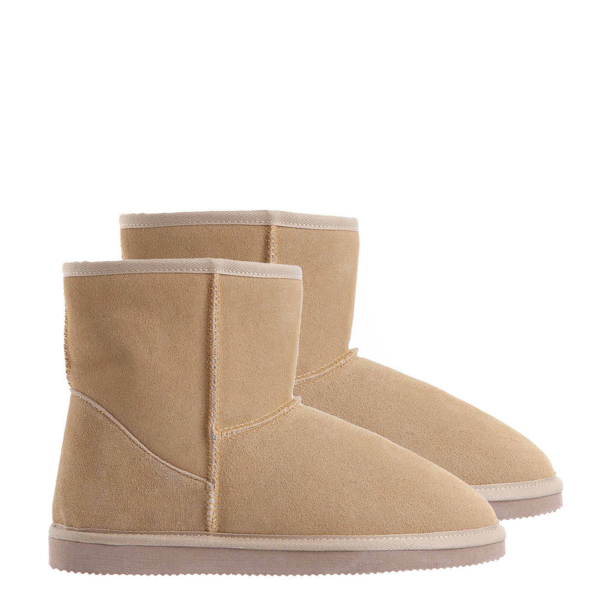 Royal Comfort Beige Slipper Boot - Mens (6-7)
