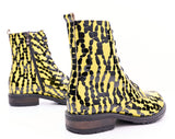 Bosccolo Womens Boots - Black/Yellow
