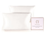 Ramesses Mulberry Silk Pillowcase Twin Pack - White