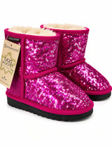 Australian Leather Ugg Mini Sequin Pink - AU5