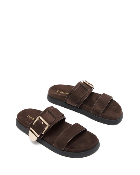 Therapy Remi Chocolate Faux Suede