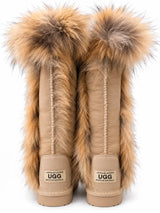 Australian Leather Ugg Fozy Long Uggs - Natural - AU4