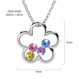Krystal Couture Krystal Flora Necklace Embellished with SWAROVSKI Crystals