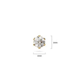 Bullion Gold Medici Glam Gold Stud Earrings